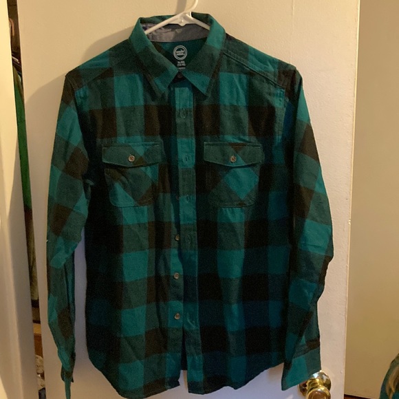 wonder nation Other - Wonder Nation green/black flannel button up. NWOT